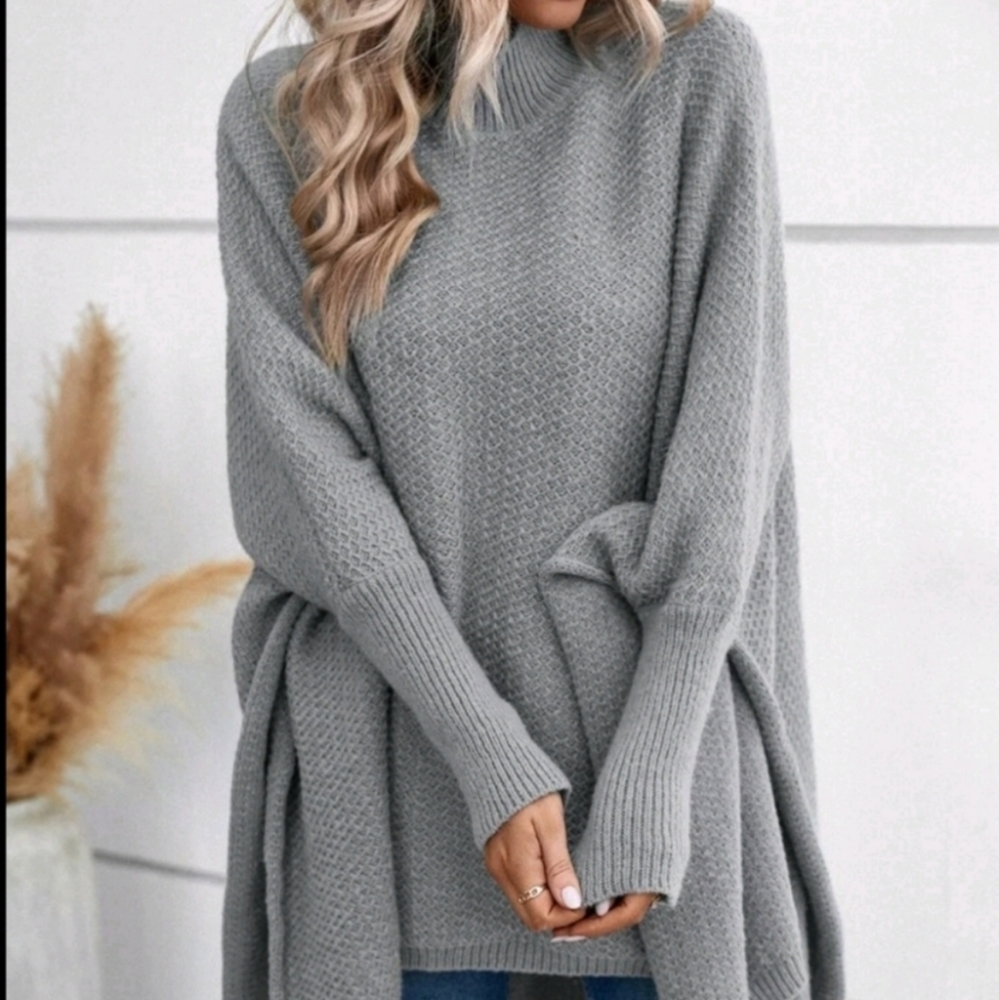 Gray Women's Sweater - Picture 3 of 4